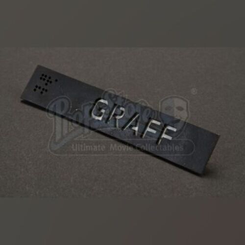 ENDER'S GAME - Colonel Graff's (Harrison Ford) Name Bar 01