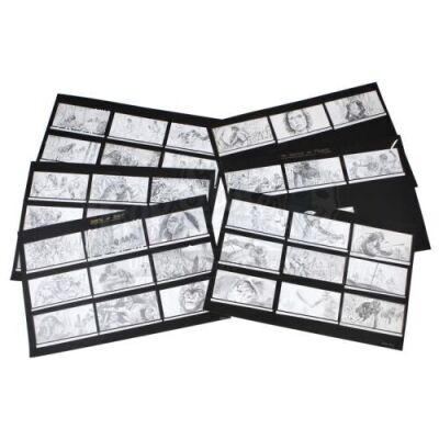 GORILLAS IN THE MIST (1988) - Hand-Drawn 'Death of Digit' and 'Snatch of Pucker' Storyboard Sequences