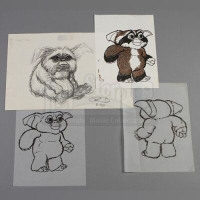 GREMLINS 2: THE NEW BATCH (1990) - Hand-Drawn Mogwai Color Tests