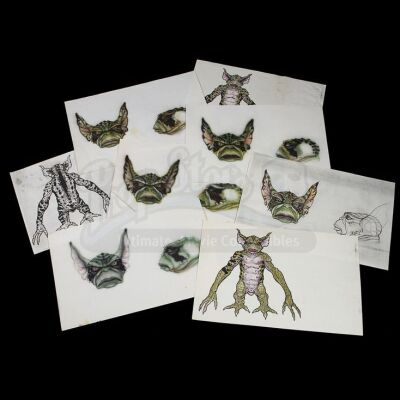 GREMLINS 2: THE NEW BATCH (1990) - George Hand-Drawn Color Tests