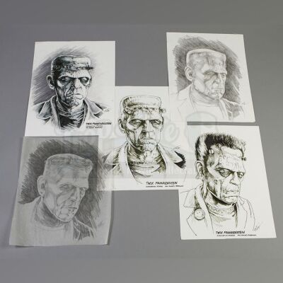 TWIX: "MONSTER" COMMERCIAL (1995) - Hand-Drawn Frankenstein's Monster Character Sketches