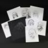 THE FRIGHTENERS (1996) - Hand-Drawn The Judge and Rusty the Dog Concept Art Lot