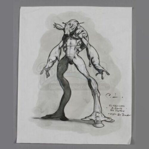 MEN IN BLACK (1997) - Hand-Drawn Mikey Concept Illustration