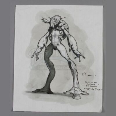 MEN IN BLACK (1997) - Hand-Drawn Mikey Concept Illustration