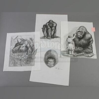 MIGHTY JOE YOUNG (1998) - Carlos Huante Hand-Drawn Mighty Joe Illustrations