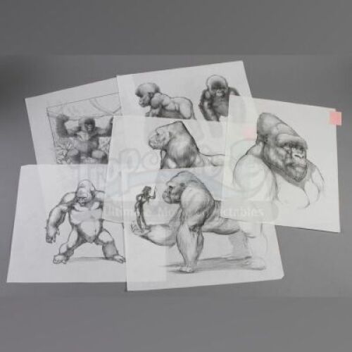MIGHTY JOE YOUNG (1998) - Hand-Drawn Mighty Joe Illustrations