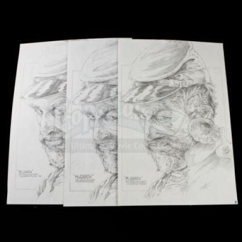 WILD WILD WEST (1999) - General McGrath (Ted Levine) Hand-Drawn Concept Sketches