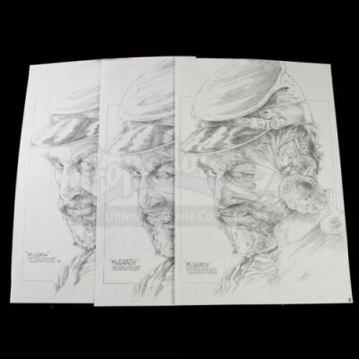 WILD WILD WEST (1999) - General McGrath (Ted Levine) Hand-Drawn Concept Sketches