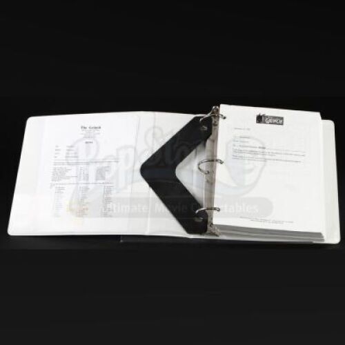 HOW THE GRINCH STOLE CHRISTMAS (2000) - Printed Storyboard Set