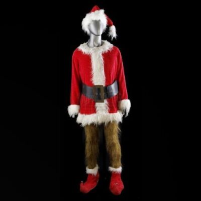 HOW THE GRINCH STOLE CHRISTMAS (2000) - Grinch Stunt Santa Costume with Leggings