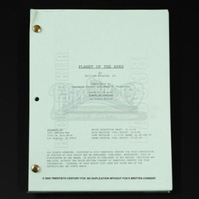 PLANET OF THE APES (2001) - Green Revised Script