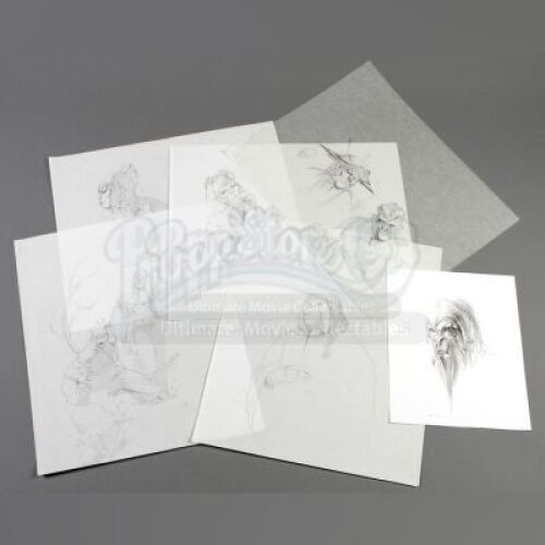 PLANET OF THE APES (2001) - Hand-Drawn Ape Illustrations