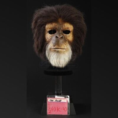 PLANET OF THE APES (2001) - Pair of Chimp (Chris Powell) Face Masks