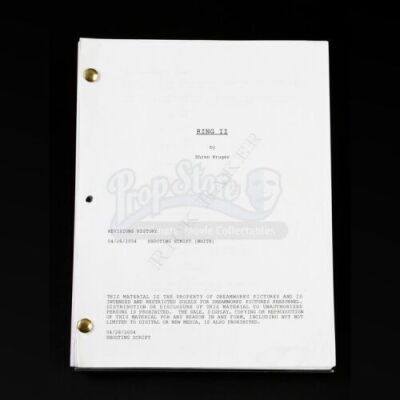 THE RING TWO (2005) - Shooting Script