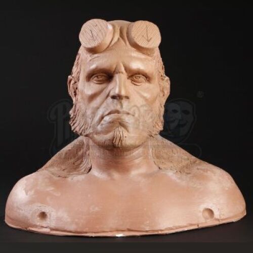 HELLBOY (2004) - Hellboy (Ron Perlman) Life-Size Make-Up Design Maquette