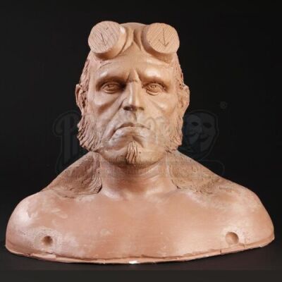 HELLBOY (2004) - Hellboy (Ron Perlman) Life-Size Make-Up Design Maquette