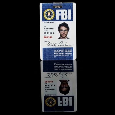 HANNIBAL - Will Graham’s (Hugh Dancy) FBI Lapel ID and Security Card