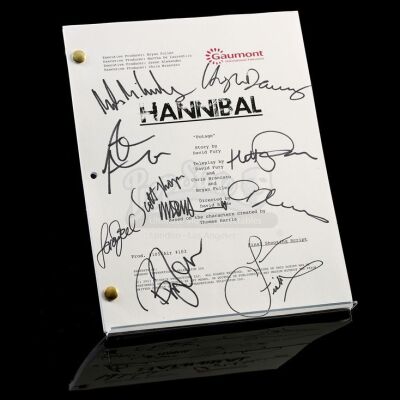 HANNIBAL - "Potage" Cast and Crew Signed Final Shooting Script