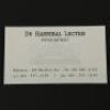 HANNIBAL - Hannibal Lecter's (Mads Mikkelsen) Business Card