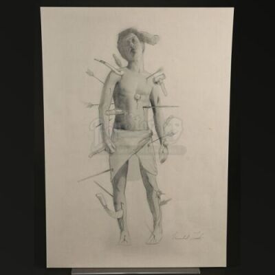 HANNIBAL - Hannibal Lecter's "Entree" "Wound Man" Printed Illustration