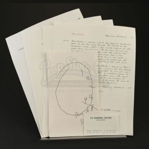 HANNIBAL - Hannibal Lecter's (Mads Mikkelsen) Psychiatric Notes on Will Graham (Hugh Dancy)