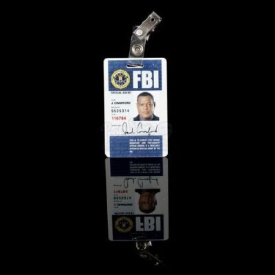 HANNIBAL - Jack Crawford's (Laurence Fishburne) FBI Lapel ID and Security Card