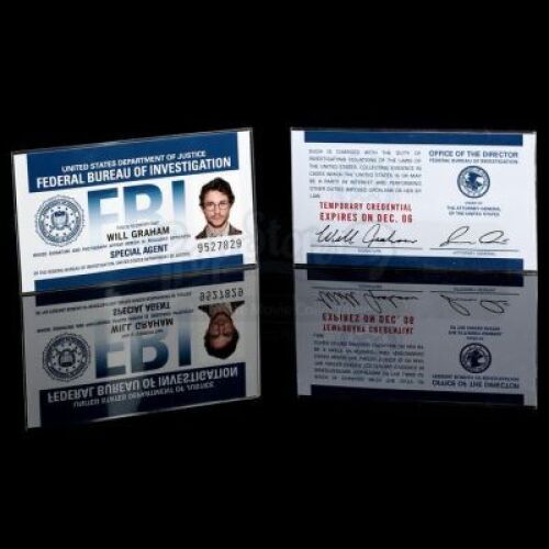 HANNIBAL - Will Graham's (Hugh Dancy) FBI ID Card