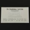 HANNIBAL - Hannibal Lecter's (Mads Mikkelsen) Business Card
