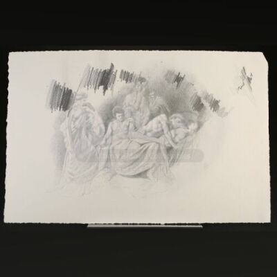 HANNIBAL - Hannibal's (Mads Mikkelsen) "Tome-wan" Greek Sketch with Hand-Drawn Marks