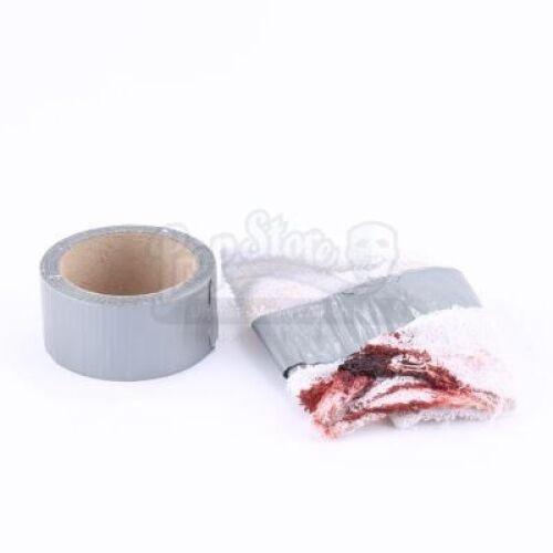 Lot # 58 - S1E06 Yoknapatawpha: Will Bowman's Bloodied Arm Bandage and Duct Tape