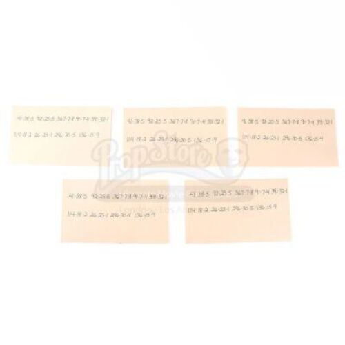 Lot # 66 - S1E07 Broussard: Five Katie Bowman Undeciphered Notes