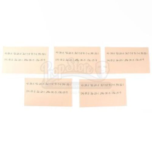 Lot # 69 - S1E07 Broussard: Five Katie Bowman Undeciphered Notes