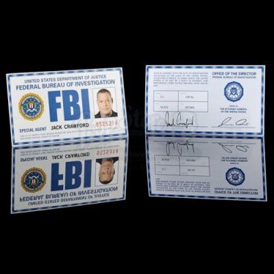 HANNIBAL - Jack Crawford's (Laurence Fishburne) FBI ID Cards