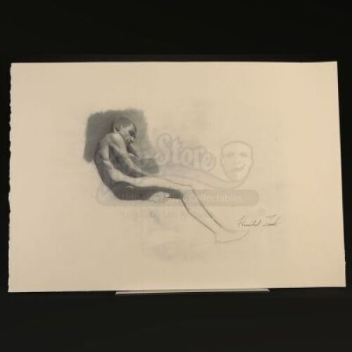 HANNIBAL - Hannibal Lecter's "Yakimono" Sitting Man Printed Illustration