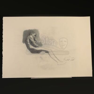 HANNIBAL - Hannibal Lecter's "Yakimono" Sitting Man Printed Illustration