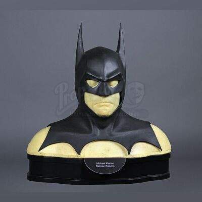 BATMAN RETURNS (1992) - Batman's Batsuit Cowl & Production-Used Bust