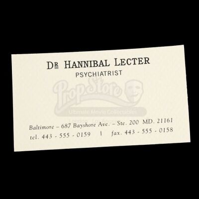 HANNIBAL - Hannibal Lecter's (Mads Mikkelsen) Business Card