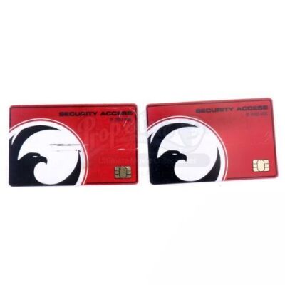 Lot # 125 - S2E07 Free Radicals: Two Alan Snyder Security Access Cards