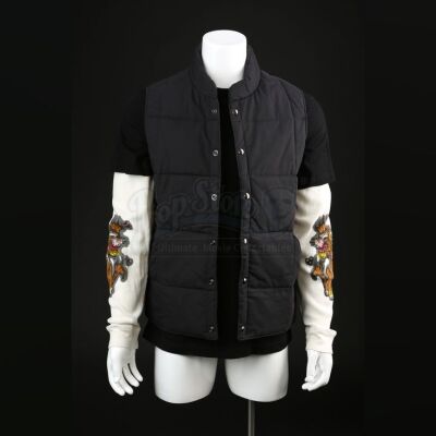 BREAKING BAD - Jesse Pinkman’s (Aaron Paul) “A No-Rough-Stuff-Type Deal” Tiger T-shirt and Black Vest Lot