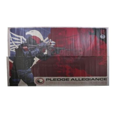 Lot # 159 - S2E03 Sublimation: Oversized Transitional Authority Pledge Allegiance Poster
