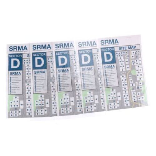 Lot # 204 - S3 Multiple Episodes: Five SRMA Site Maps