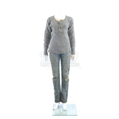 Lot # 248 - S3E06 The Emerald City: Katie Bowman's Seattle Arrival Shirt, Sweater and Jeans