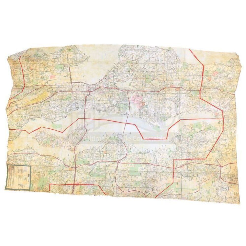 Lot # 296 - S3E13 What Goes Around: Broussard's Map of the Seattle Colony