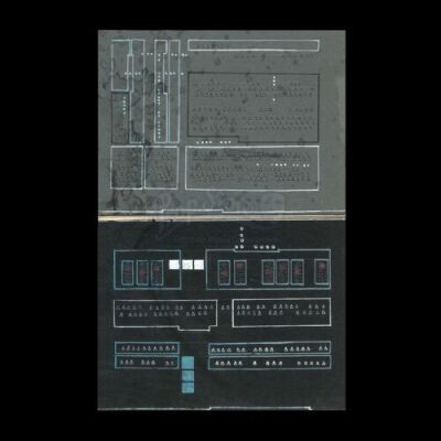 Lot # 10 - Harry Lange Auction - Interior Instrumentation Acrylic Panel Design
