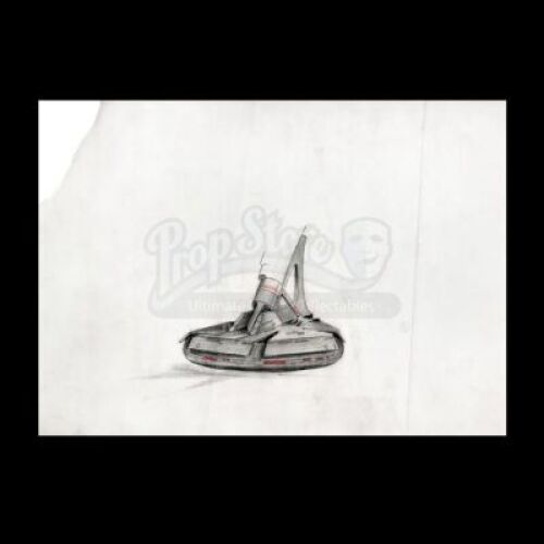 Lot # 44 - Harry Lange Auction - Hand-Drawn Coloured Undercarriage Foot Detail