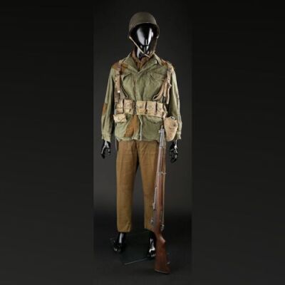 U.S. Infantry Uniform with Helmet