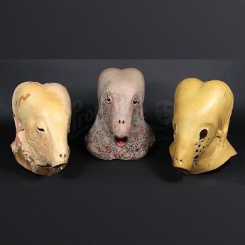 DUNE (1984) - Collection of Three Prototype Second Stage Guild Navigator Heads