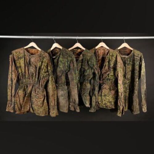 Five SS Camouflage Tunics