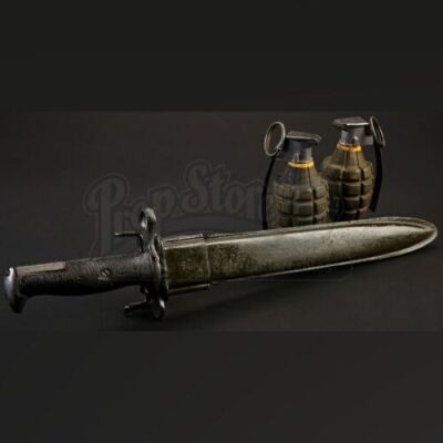 Mk II Hand Grenades and Bayonet Set