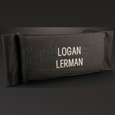 Logan Lerman's Director's Chair Back